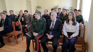 Chairman of the Investigative Committee Artur Poghosyan Held Meeting in Vayots Dzor Regional Investigative Department and the 8th Garrison Investigative Unit of General Military Investigative Department